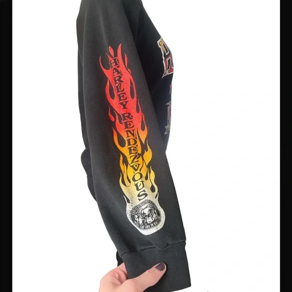 Vintage Harley Sweatshirt - Picture 5 of 6